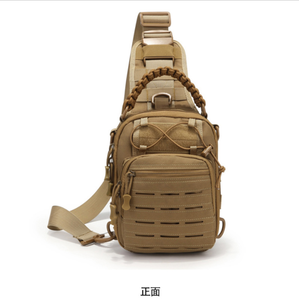 DFCB01 Waterproof Nylon Laser Cut <b>Molle</b> Crossbody Man Sports Tactical <b>Bag</b> - Product Image 1