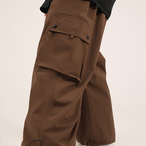 Pantalones de esquí, pantalones de snowboard, pantalones holgados, ropa de esquí, color marrón - Product Image 3