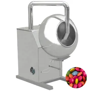 Harga Murah Pabrik Otomatis Coklat Permen Gula Dragee Nuts Polishing Coating Pan Machine