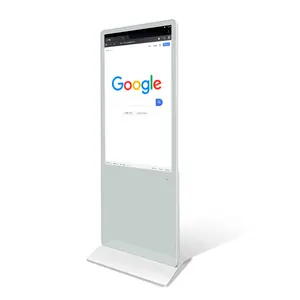 55 65 inch vertical android advertising touch screen kiosk digital display shopping mall media player stand alone signage