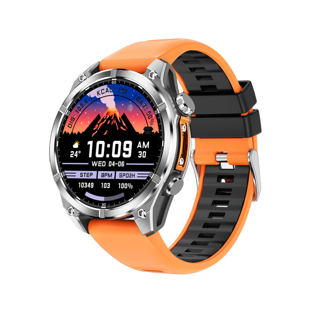 Stylish Rugged Smart Watch HD300 Heart Rate Monitor Sleep Monitor Breathing Training With Barometric Altitude Custom Smartwatch
