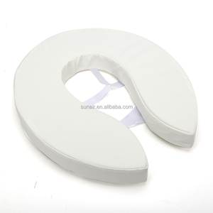 <span class=keywords><strong>Elevador</strong></span> de Asiento de Inodoro con Correas Antideslizantes de 2 Pulgadas de Altura, Cojín Elevado para Asiento de Inodoro - Product Image 3