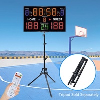 Tableau de score électronique multifonctionnel YIZHi avec télécommande, affichage LED et minuteur de compte à rebours