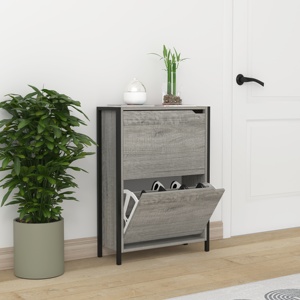 Modern Flip Sliding Door Living Room <strong>Hallway</strong> Furniture Wooden <strong>Small</strong> Home Storage Shoe Rack <strong>Cabinet</strong> - Product Image 1