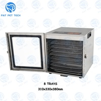 Déshydrateur alimentaire PAT PET pour animaux de compagnie, machine de séchage à 6/8/10/12/16 plateaux pour aliments