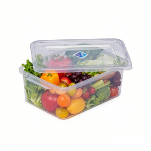 Nhựa trong suốt thức ăn nhanh <span class=keywords><strong>container</strong></span> đưa ra Bento hộp bảo quản thực phẩm hộp - Product Image 1