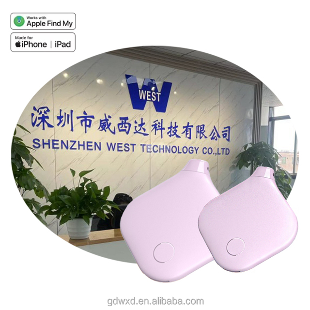 CYL MFI Certified IPhoneitag Mini Portable GPS Anti-Loss Locator Portable Anti-Loss Tracking Device Plastic Material AGPS