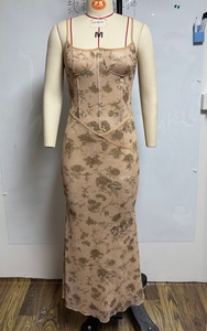 Vestido de Verano Elegante para <span class=keywords><strong>Mujer</strong></span>, con Tirantes Finos, Sin Mangas, Espalda Descubierta, con Cordones, Ajustado, para Fiesta, Cóctel o Noche - Product Image 6