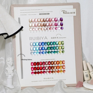 Set di 36 Colori di Smalto Gel UV per Nail Art Effetto Occhio di Gatto con Perline di Vetro Begonia, Forniture per Unghie ad Asciugatura Rapida e Facile Applicazione - Product Image 1