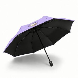 Paraguas Plegable Compacto Automático Resistente al Viento, con Impresión de Logotipo Personalizado, Sombrilla de Viaje para Niños y Adultos, Regalos Promocionales - Product Image 1