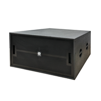 Haut-parleur de basses ultra-bas fréquence LS3 Dual 18 pouces LW218D 1200W 4 Ohm enceinte en bois sur pied