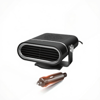 Mini-dégivreur de pare-brise de voiture portable avec élément chauffant PTC, fonction de ventilation, montage au plafond, en plastique ABS