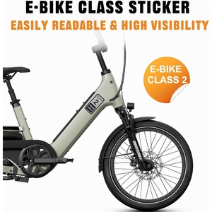전기 자전거용 스티커 클래스 2 라벨 방수 배터리 식별 데칼 전기 자전거 식별용 - Product Image 2
