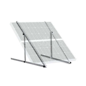 Supports de montage inclinables réglables pour panneaux solaires pliables pour camping-cars, bateaux et camping sur toits plats - Product Image 5