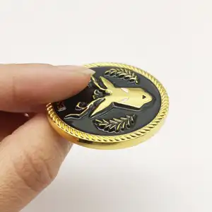 संग्रह कस्टम मेटल 3डी चैलेंज सिक्का के लिए उच्च गुणवत्ता वाले जिंक मिश्र धातु सोने के सिक्के