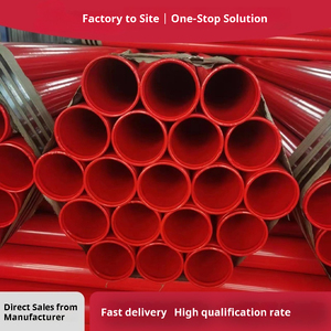 1/2 "-8" ral3000 sơn epoxy Đỏ ul chữa cháy hàn ống thép sch10 <span class=keywords><strong>sch40</strong></span> Ống - Product Image 5