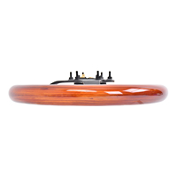 Volant universel modifié TIYPEOR 280MM, 70MM PCD, volant en bois massif pour jeux PC