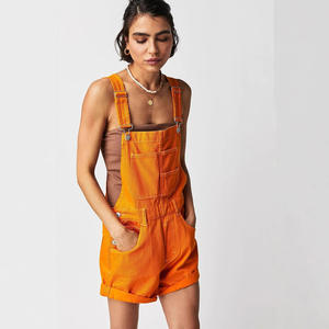 2025 sueltos con múltiples bolsillos y correa para el hombro Jeans Lady Girls overoles para mujeres mono de mezclilla - Product Image 2