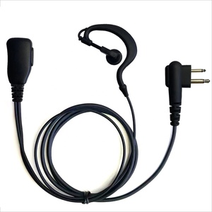 Auricular de walkie-talkie con gancho de 2 pines, 2,5mm/3,5mm, con micrófono PTT, Compatible con Radios bidireccionales - Product Image 1