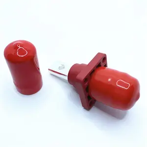 12mm 250A kırmızı HV konnektör enerji depolama konektör soket için 70mm kablo