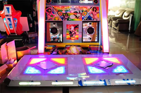 Machine de jeu vidéo d'arcade à monnayeur de haute qualité, jeu de danse de rue musicale, Pump It Up, 2 joueurs, machine de danse hip-hop à vendre