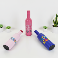 Promotion Chaude 2026 Bouteille à Vin en Acier Inoxydable à Double Paroi Isolée sous Vide de Haute Qualité 750ML Bouteille Thermique Sans BPA Fête