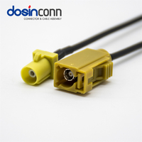 Conector Fakra K Macho a Hembra para Cable Coaxial RG174 1.5DS, Extensión RF