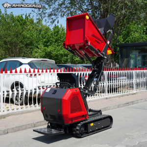 Mini-dumper compact diesel Kubota 800 kg Rhinoceros XN800 avec déchargement hydraulique, <span class=keywords><strong>brouette</strong></span> motorisée pour jardin et ferme - Product Image 3