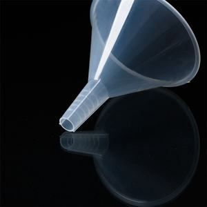 Funil de plástico com logotipo personalizado baixo MOQ laboratório 100% novo funil de plástico transparente pp - Product Image 3