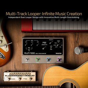 Pedal de Estación de Loop para Guitarra VALETON, 100 Ritmos Estéreo, 7 Efectos Personalizables, Perillas Asignables, Pedales de Pie, USB, Compatible con Win/Mac - Product Image 2