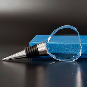 Tapón de Botella de Vino de Cristal en Forma de Corazón en Blanco al por Mayor con Grabado Láser 3D Personalizable, Regalo Ecológico - Product Image 3