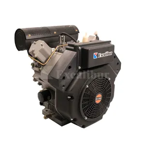 Petit moteur diesel Excalibur 15hp 18 hp monocylindre refroidi par eau