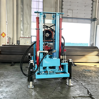 Plateforme de forage de puits d'eau portable Mikton, profondeur maximale de 200 m, diamètre de 520 mm, moteur diesel de 35 CV, fonctionnement facile