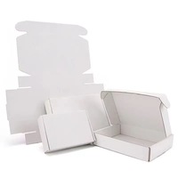 Boîtes d'expédition personnalisées pour avions, emballages recyclables en carton ondulé avec fermeture sécurisée pour l'expédition e-commerce, les vêtements et la vente au détail
