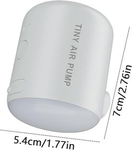 Mini Pompe à Air en Plastique 2200mAh pour Tente, Plage, Camping, <span class=keywords><strong>Randonn</strong></span>ée, Travail, avec LED 45W à Flux Élevé et Gonflage Rapide - Product Image 4