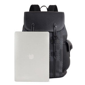 Nouveau Sac à Dos Tendance pour Homme, Léger, Vintage, Décontracté, Grande Capacité, en PU Premium, Imperméable, pour Ordinateur Portable et Voyages d'Affaires - Product Image 5