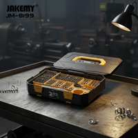 Kit d'outils domestiques personnalisé et modulaire JM-8199 DIY, tournevis multifonction de précision à manivelle en Cr-V pour l'entretien domestique