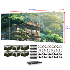 Ngoài trời cho thuê LED hiển thị 6x3 m p2.604 2.6 mét Led cho thuê Màn hình Bảng điều chỉnh IP65 đánh giá cho giáo dục sử dụng - Product Image 4