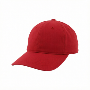 Gorra Snapback Roja Ajustable Unisex con Visera Plana, Gorra de Béisbol de Poliéster y Algodón para Uso Casual al Aire Libre, Precio al por Mayor OEM - Product Image 1