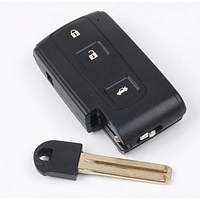 Llave de Coche con Control Remoto de 3 Botones, Número de Placa 0030, 315MHz para Crown 2006-2010 con Chip TOY48, Hoja sin Cortar, Ajuste Universal, 12V