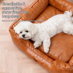 Cama Rectangular para Perros, Superventas Transfronteriza, Universal para las Cuatro Estaciones, Desmontable, Lavable, Transpirable e Impermeable, para Perros y Gatos - Product Image 1