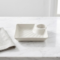 Assiette Créative en Polypropylène Forme Irrégulière Motif Uni Style Naturel Frais pour Sauce et Vinaigre – Nouveauté Maison