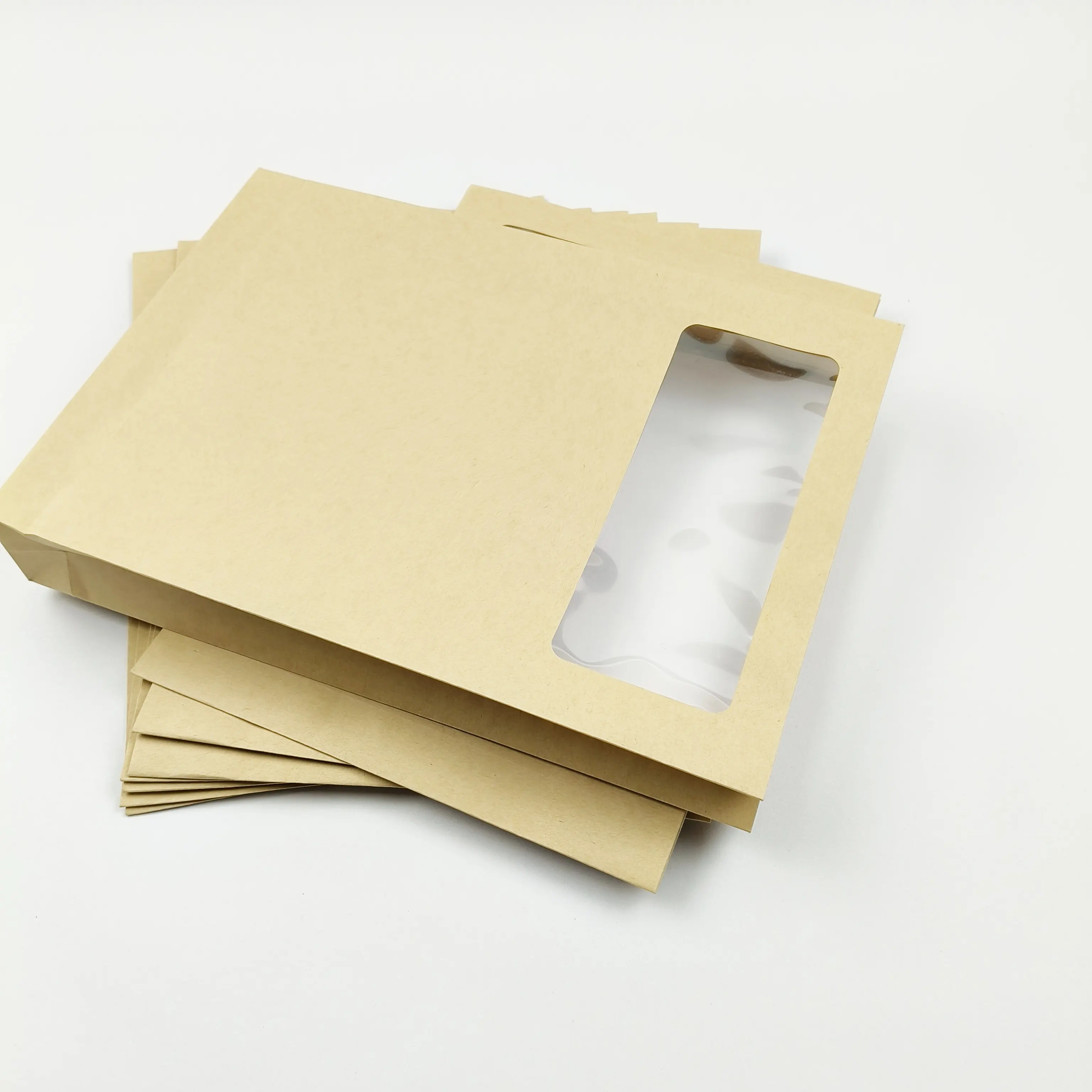 Grosir harga murah dapat digunakan kembali dokumen kertas besar kertas kraft putih coklat pengiriman kertas kotak dokumen amplop