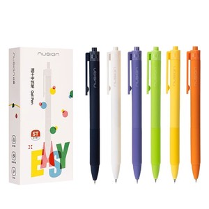 Deli Nusign Gel <b>Pen</b> 0.5Mm Push Refill Student Office Writing <b>Pen</b> Plastic Body NS564 - Product Image 5