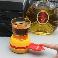 Kit de jeu de société rotatif pour bière et vin avec flèche, pointeur, spinner, jeu de fête, jeu de boisson par rotation avec verres, cadeaux de table et divertissement