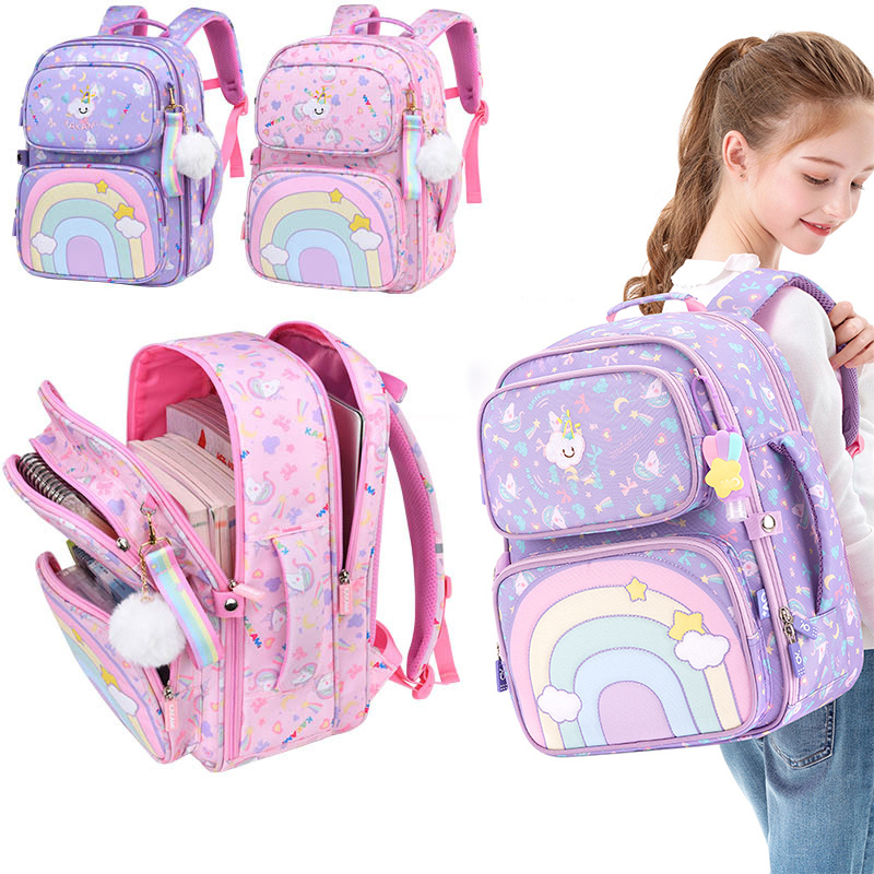 Детский легкий рюкзак для девочек, маленькие школьные ранцы для девочек с минимальным заказом, детские школьные сумки для учебников, 12 дюймов