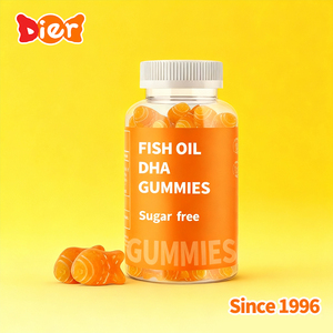 <strong>Candy</strong> Wholesale Custom Private Label <strong>Sugar</strong> Free Children's Fish Oil DHA Gummies Support Brain Development No Additives OEM/ODM - Product Image 4