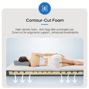 Cubrecolchón Híbrido de 3 Pulgadas con Efecto Refrigerante y Masaje para Alivio de Presión, para Uso en Múltiples Escenarios - Product Image 3