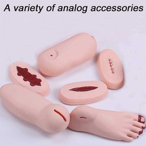 Maniquí de Cuidado del Paciente KyrenMed con Brazo para Medir la Presión Arterial, Maniquí de Tamaño Real para Entrenamiento de Enfermería - Product Image 5