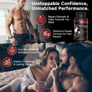 <span class=keywords><strong>OEM</strong></span> Label pribadi pria kapsul peningkat kejantanan dengan suplemen Maca dan Tongkat Ali untuk dukungan energi - Product Image 5